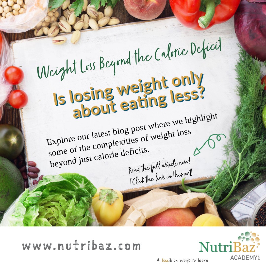 Explore some insights on weight loss in our blog! 📘 Click the link
🔗nutribaz.com/blog/april-2024

#WeightLoss #Nutrition #Health #Wellbeing #Diet #Calories #NutriBazAcademy #Dietitians #HealthProfessionals