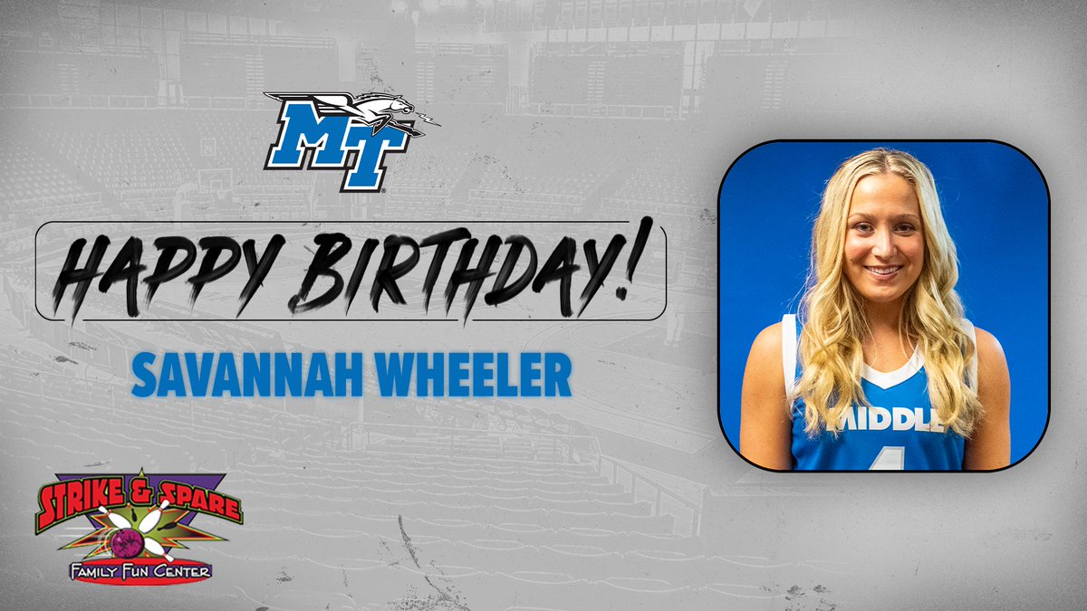 Join us in wishing the CUSA Player of the Year, @savwheeler4, a Happy Birthday! 🥳 #BLUEnited | #TrueBlue