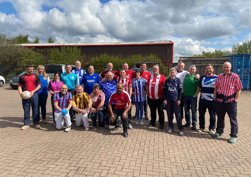 Brilliant day at work today, it was a #FootballShirtFriday day to support the #bobbymoorefund. We raised a massive £280 🥳🥳 #blatchford #CancerResearchuk