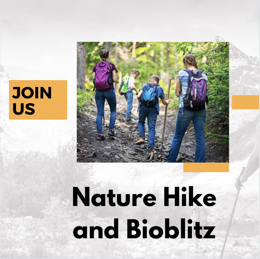 Nature Hike and Bio-blitz - Family Day Event! Sunday, April 28 at 4 p.m earthandspiritcenter.org/class/hike-and… Take part in a nature hike and the exciting 2024 iNaturalist City Nature Challenge Bioblitz. Naturalist Tim Darst will guide us through the trails and gardens.