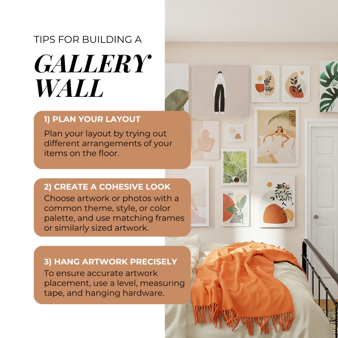 Whether you're a seasoned curator or just dipping your toes into the world of wall decor, these expert tips will help you craft a gallery wall that reflects your style and passions.

#propertymanagement #realestate #property #propertymanager #propertyinvestment #realestateagent