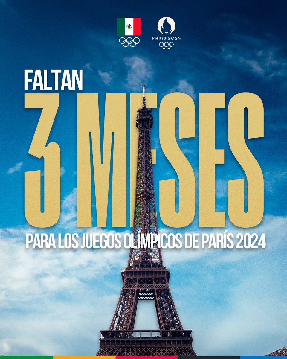 🤩 Qué poco queda para volver a soñar todos juntos en unos @juegosolimpicos #París2024, allá vamos. 🔜 #TodosSomosOlímpicos