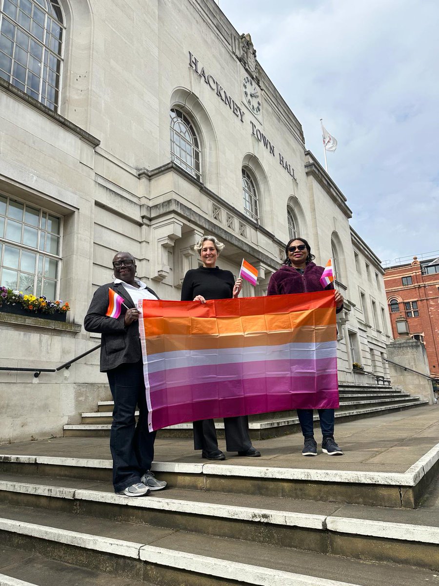 Happy #LesbianVisibilityWeek and day! Hackney is a proud, diverse and inclusive borough. We will work all year round for our community to live and love without discrimination #Hackney #pride365