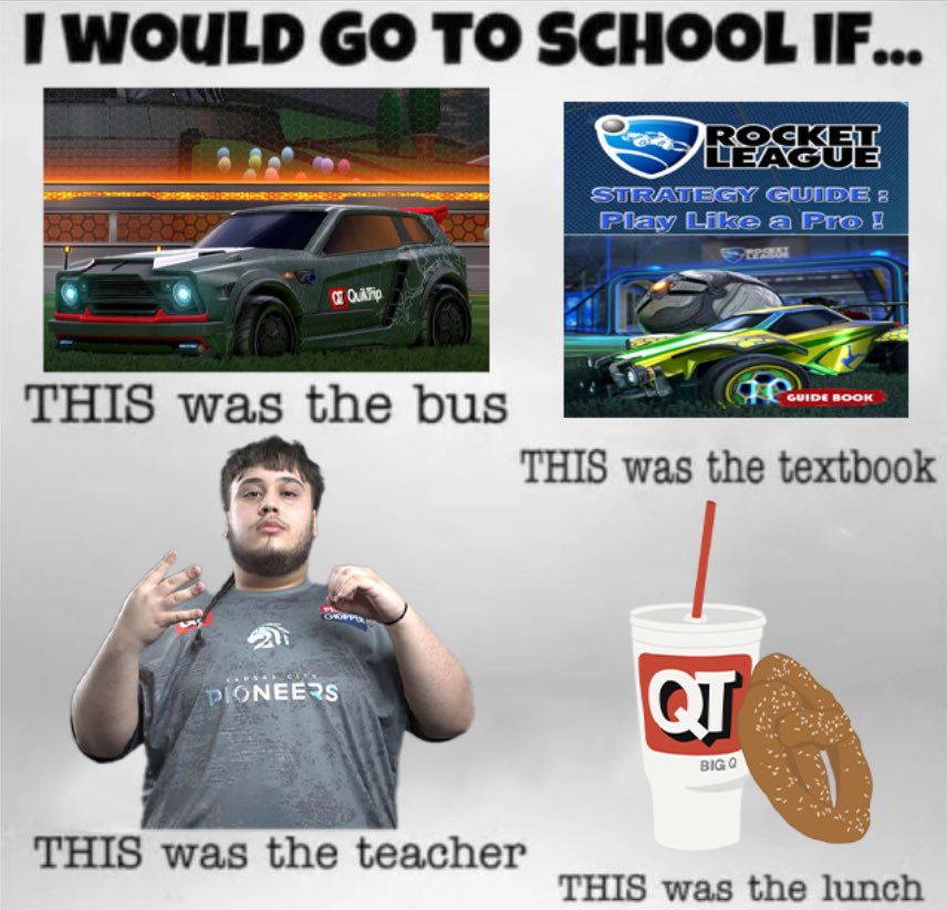 Would you go to Rocket League school? 👀