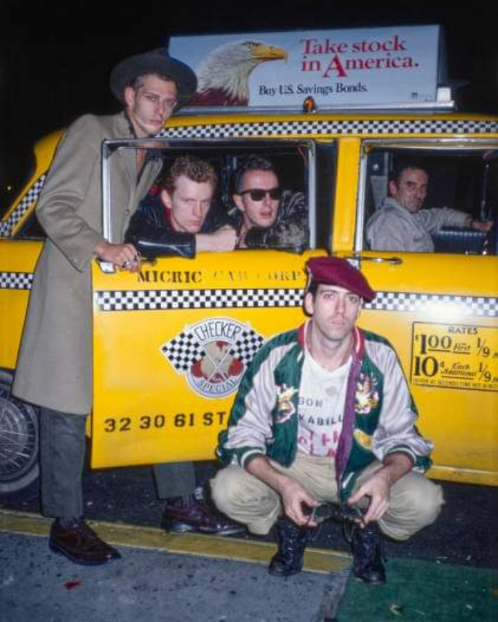 #fbf #TheClash in a New York taxicab, circa 1982 
#PunkRockTours