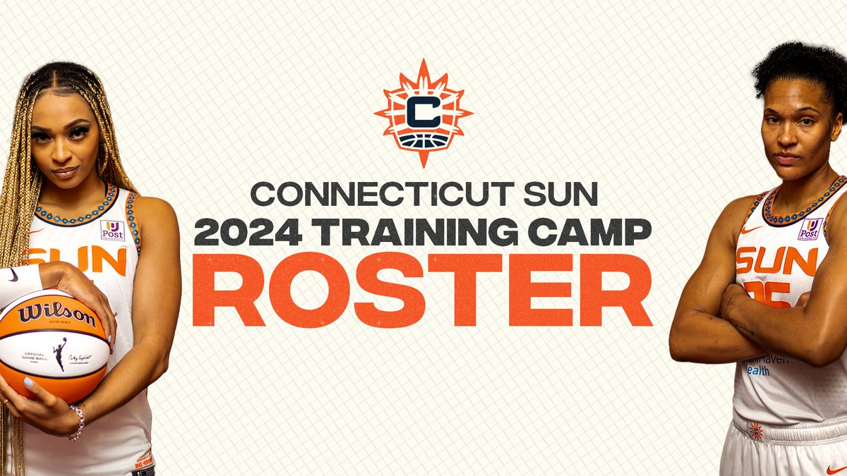 PRESS RELEASE: Connecticut Sun Finalizes 2024 Training Camp Roster Details: bit.ly/3Qnudt0
