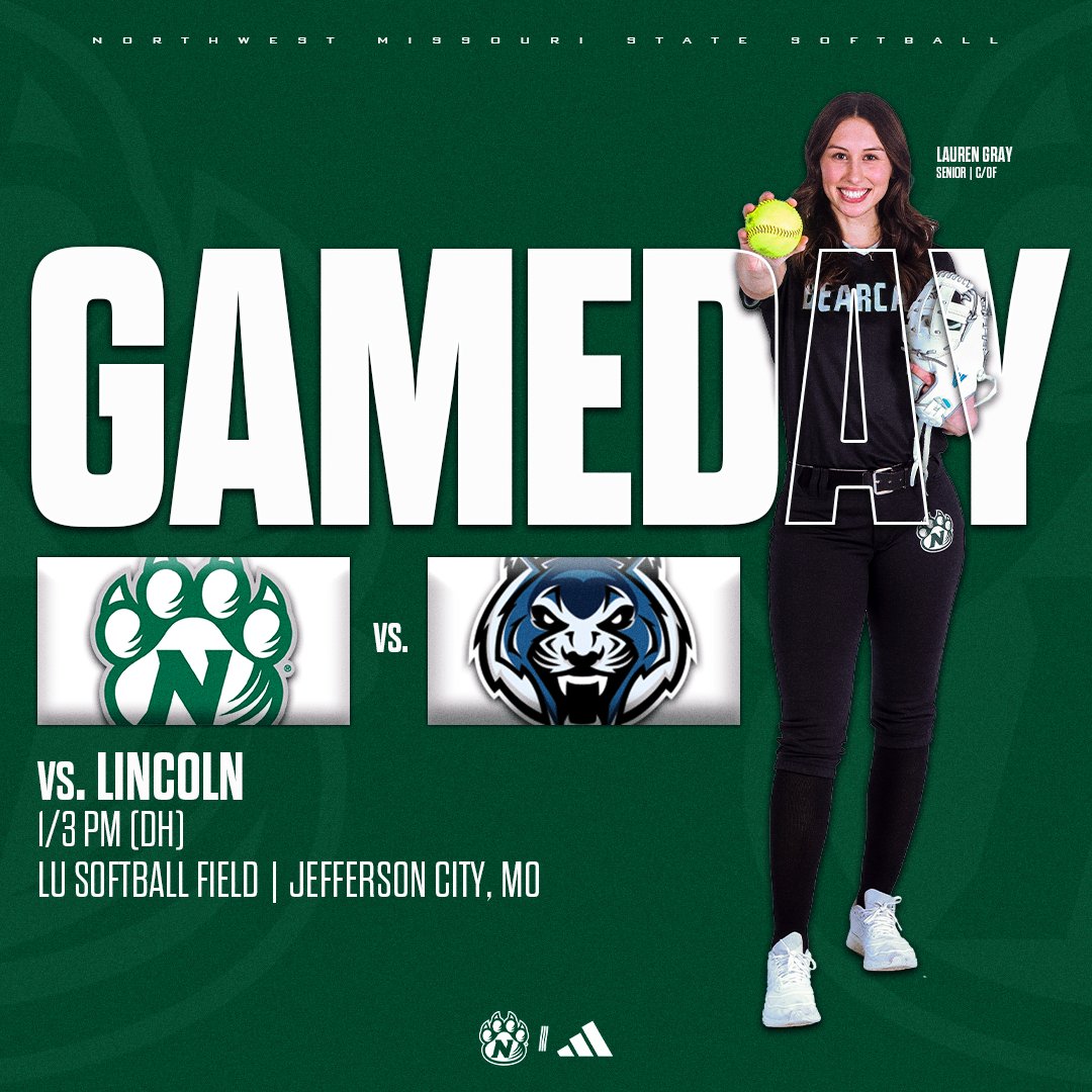 It's 𝙂𝘼𝙈𝙀𝘿𝘼𝙔!

🆚: Lincoln
🏟️: LU Softball Field
📍: Jefferson City, MO
⏰: 1/3 PM (DH)
📺: bit.ly/4b9wNKY
📊: bit.ly/3xUmIDk

#OABAAB