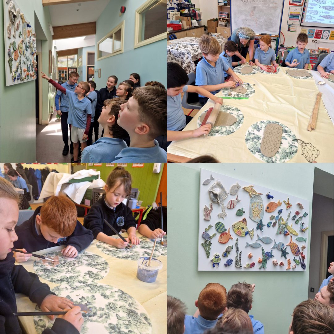 Students from Tobar an Léinn N.S created a 'Sea Life Mosaic' during their BLAST residency with Creative Practitioner Monica O'Meara. Their ceramic artwork 'Sea Life Mosaic' is proudly displayed in their school. Well done to all involved👏 @creativeirl @traleeesc @CentreLaois