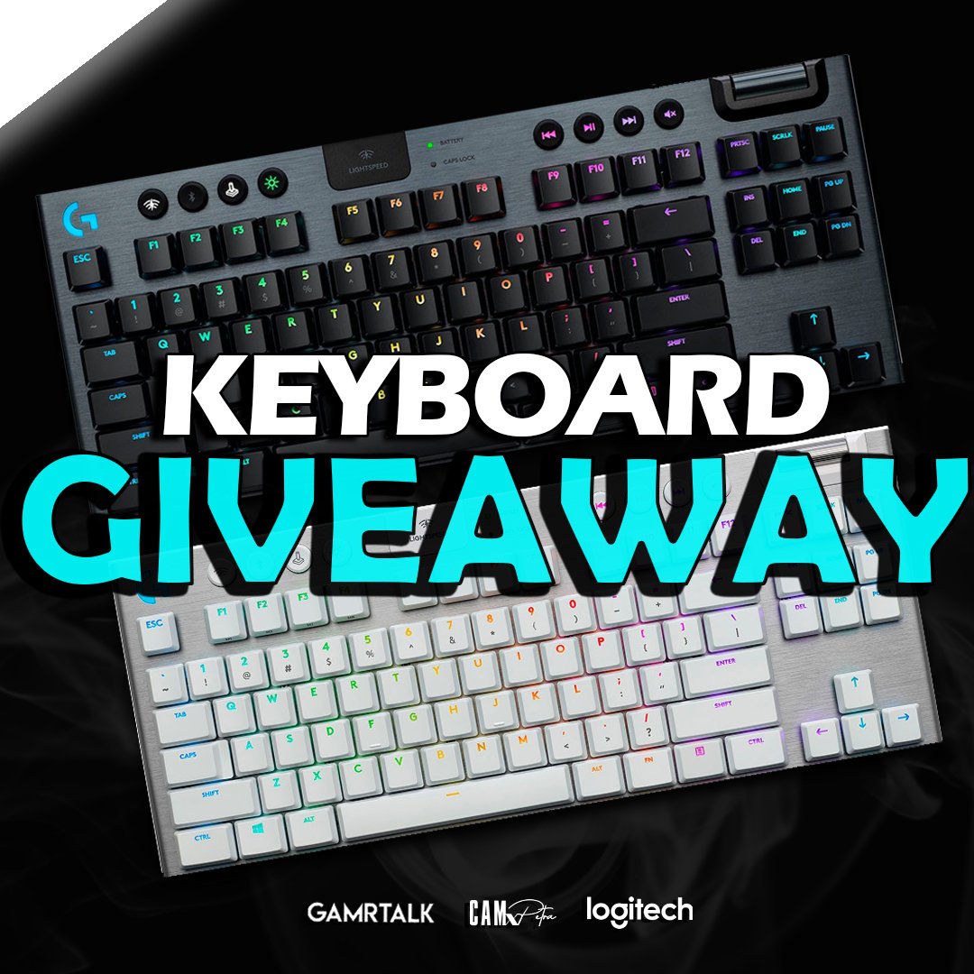 Logitech G915 KEYBOARD GIVEAWAY 🥳🏆

✨️How To Enter:

1️⃣ All you have to do is follow: 
@lastofcam  
@ThatPetra

2️⃣ RT and comment if you want black or white

Thank you, @logitechg
#LogitechGPartner