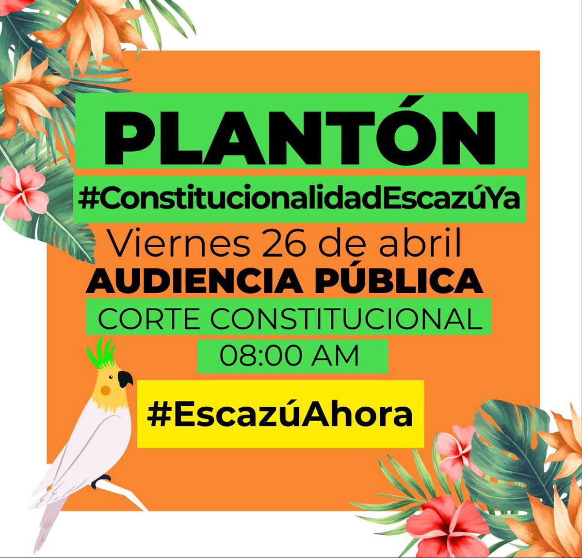 Recordemos que la <a href="/CConstitucional/">Corte Constitucional</a> cometió el error colosal al quitarle la posibilidad a los colombianos de resolver conflictos socioecológicos a través de mecanismos constitucionales y democráticos como las consultas populares. Inaceptable que también anulen el Acuerdo de Escazú