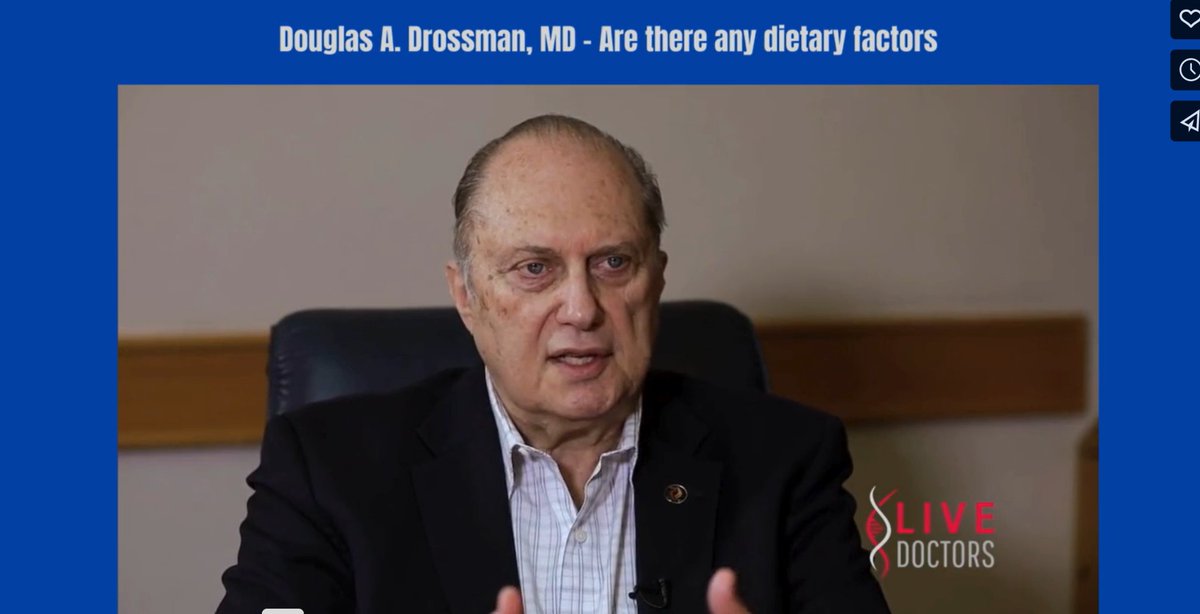 In this Friday’s @romefoundation educational clip for patients and clinicians dealing with DGBI, Douglas Drossman, MD discusses the role and implication of certain foods and DGBI symptoms. Learn about FODMAP and more. Listen here: loom.ly/v-QJJF0 #GITwitter #MedTwitter
