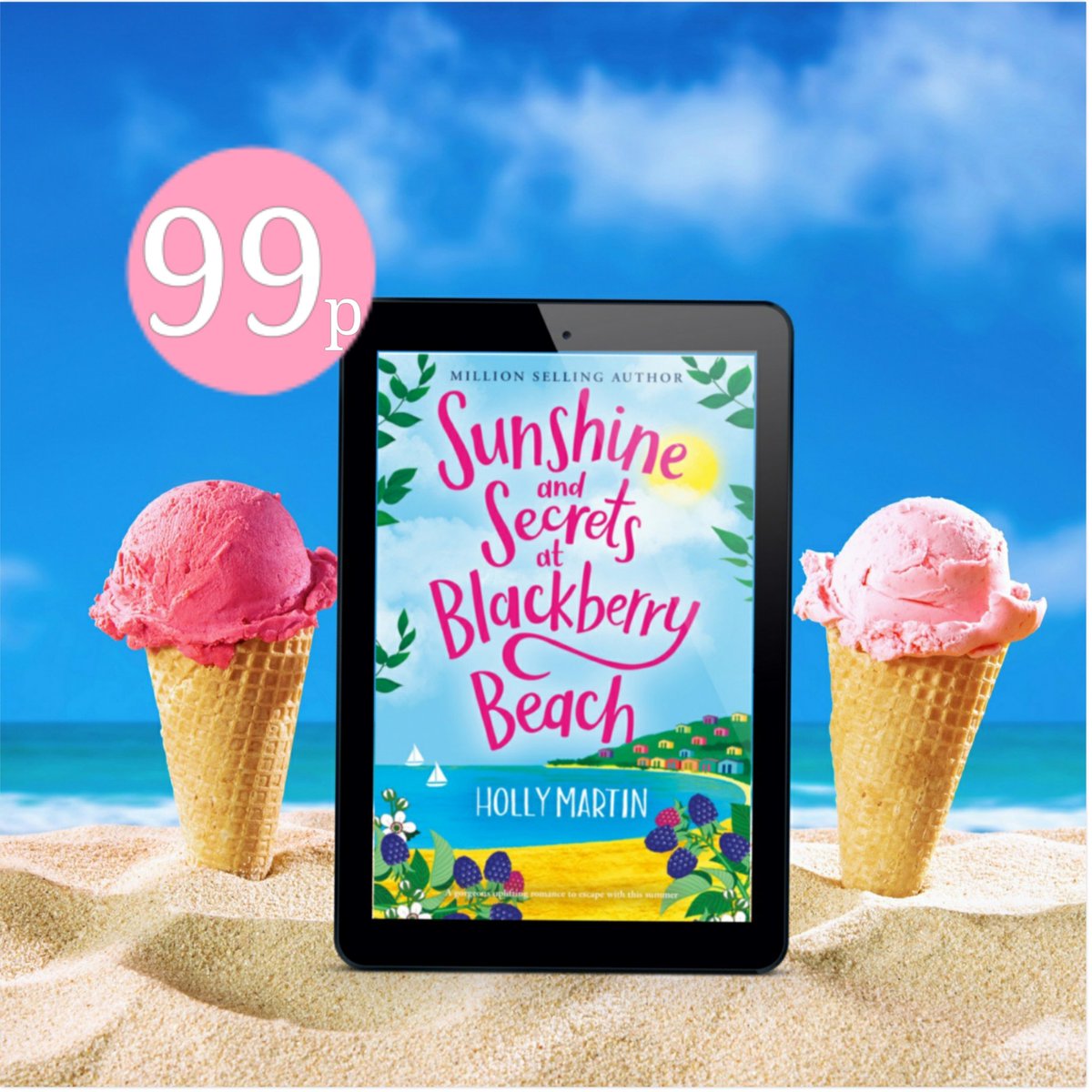 So happy to see Sunshine and Secrets at Blackberry Beach in the top 100 today, currently sitting at no.79 in the whole of the UK. It's 99p right now, but only for a few more hours. Grab yourself a delicious, sunshiney bargain today geni.us/BlackberryBeach @lblaUK