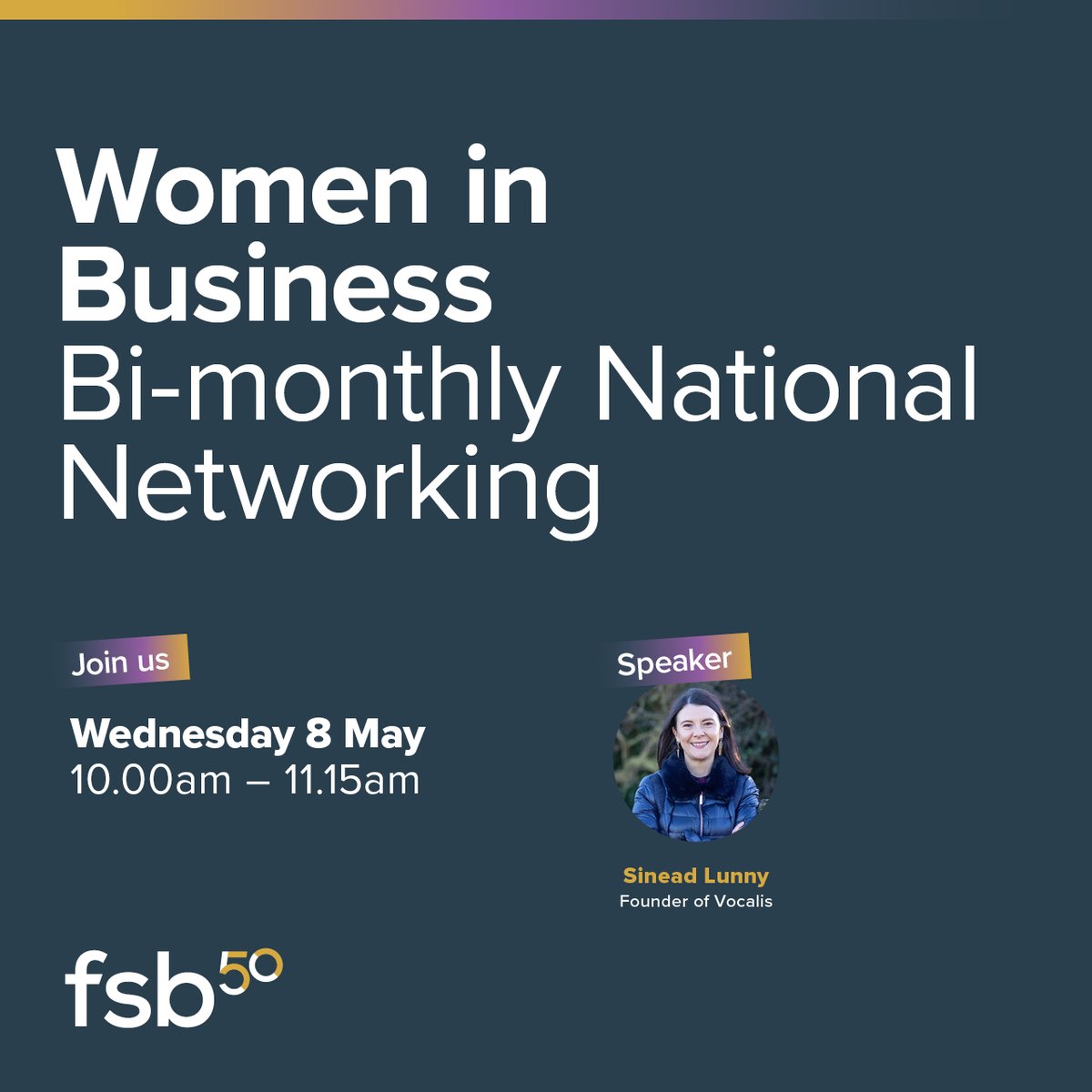 🌟 Join our National online networking for women in business. 🌟 🤝 Meet other business owners form across the UK, expand your network and make meaningful new connections, at the event designed for entrepreneurs like you! Register now 🔗 go.fsb.org.uk/4avNX5t