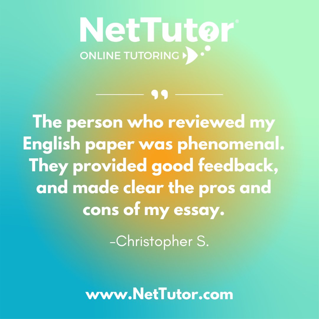 Need a second pair of eyes on your paper? You can always submit your paper for feedback! We can help review your paper in any subject.

#Tutor #WritingTutor #WritingFeedback #OnlineTutoring #StudentSuccess #StudentAccess