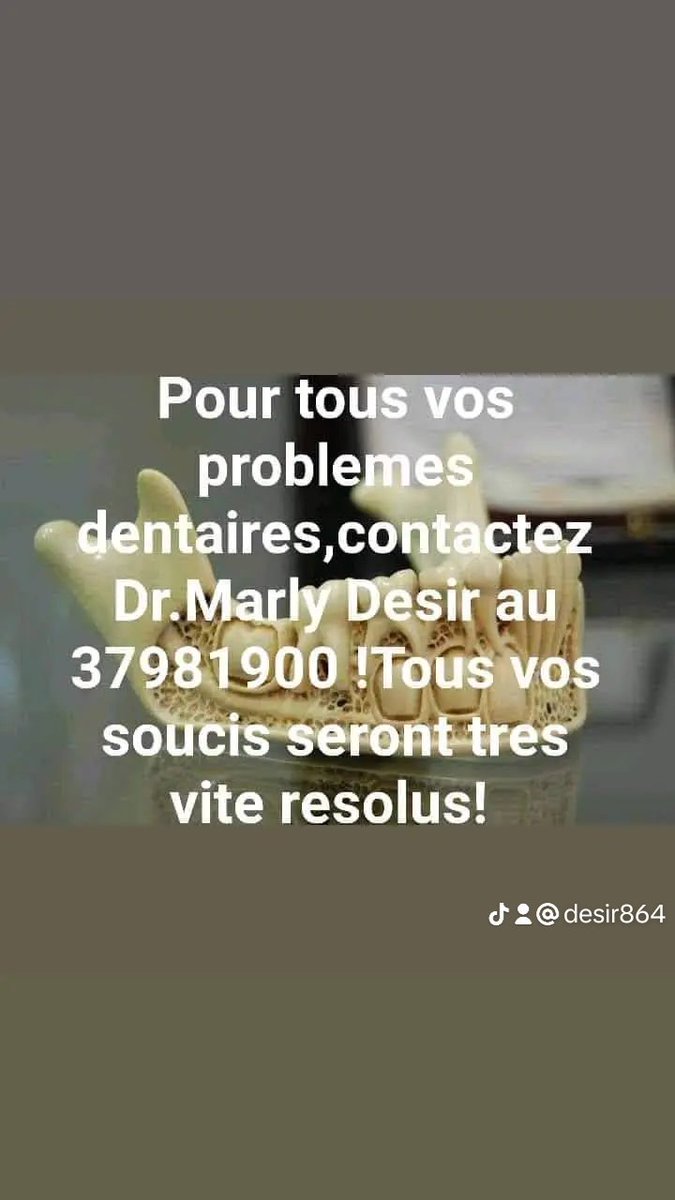 If you need a very good dentist,don't hesitate to contact Dr.Marly Desir!
#dentist 
#haitians 
#dentistry 
#dentalcare