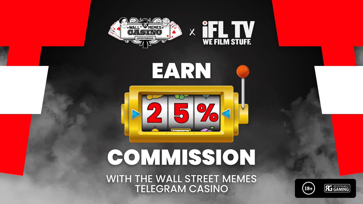 🎲Earn 25% COMMISSION from all your invited players on the @wsmcasino telegram casino  🏆Get started by clicking the link below, hit ‘Play Now’, then tap on ’Earn’ to generate your link  Start earning your share now ➡️web3.wsmcasino.com/en/refer-and-e… 🎲18+ Please gamble responsibly