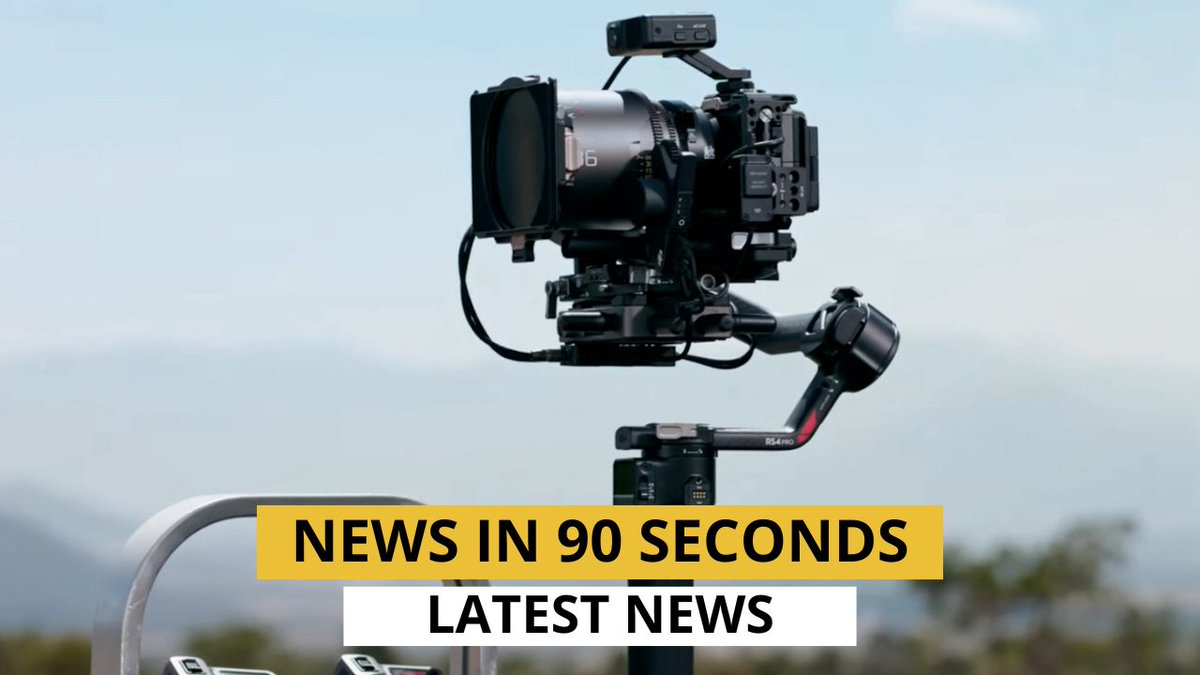 Our latest News in 90 Seconds episode is out! 

Featuring the new DJI RS4 Pro, SmallHD Quantum 32, and Canon CJ27x ENG Lens: youtube.com/watch?v=fRQdw5…

#visualimpactuk #videoproduction #canoncj27x #broadcastlens