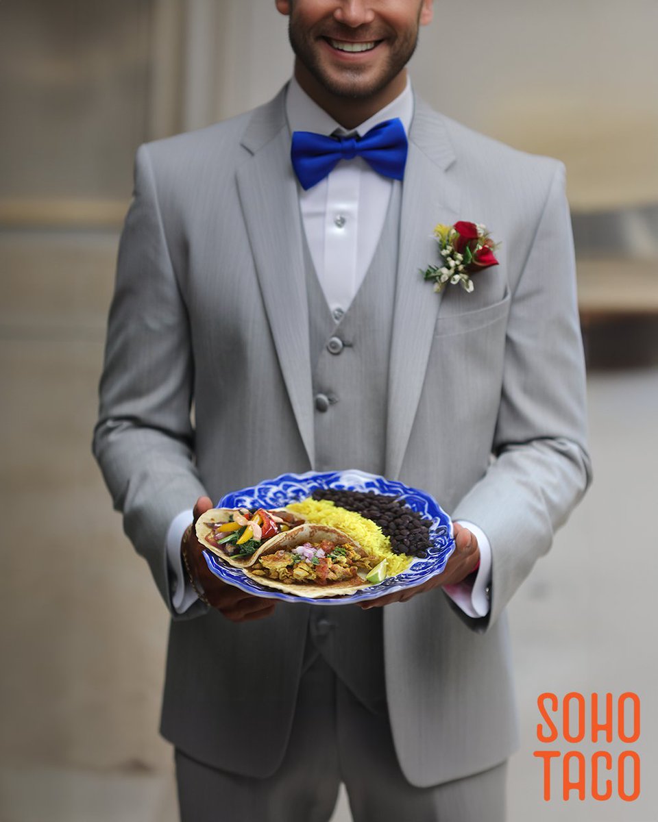 SOHO TACO's creations are a delightful marriage of aesthetics and artistry. Each dish is a visual masterpiece, a promise of the delectable journey to follow.

#tacocatering #weddingcatering #cateringideas