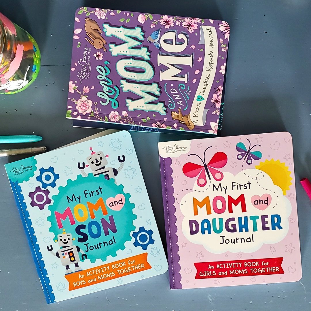 Mother's Day is May 12! 💐 One of the best gifts is connection - give the gift of connection with a Katie Clemons' journal! 🎁 #journaling #journal #sharedjournal #activityjournal #mothersday #mothersdaygifts #mothersdaygiftideas #giftsformom #momgifts #parenting #momlife