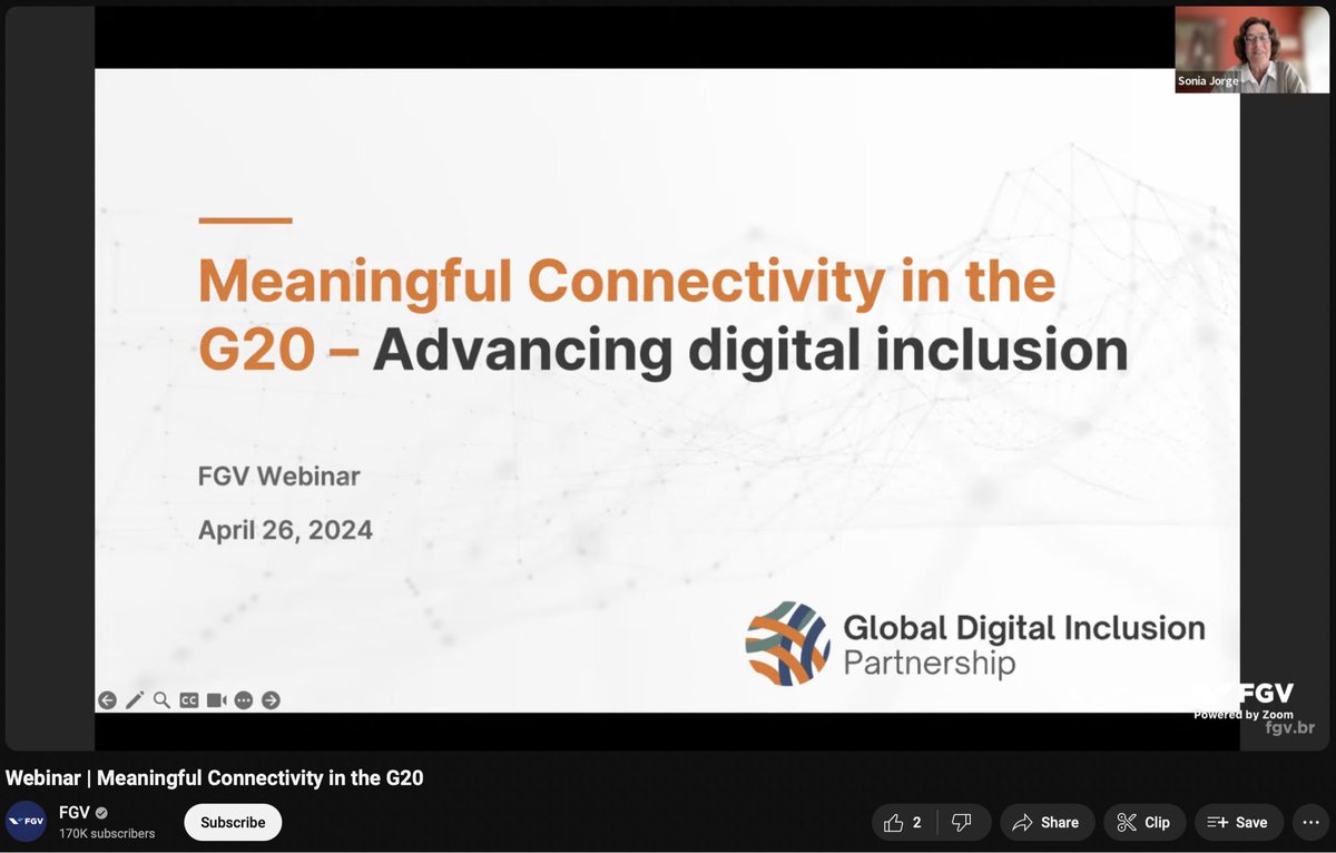@g20org @CTS_FGV @UNUniversity @Consumers_Int @idec Universal Meaningful Connectivity is a level of connectivity that allows ALL users to enjoy a safe, satisfying, enriching and productive online experience at an affordable cost. More in our Connected Resilience report: gdip.ngo/3VnOkut @SoniaJorgeICT4D