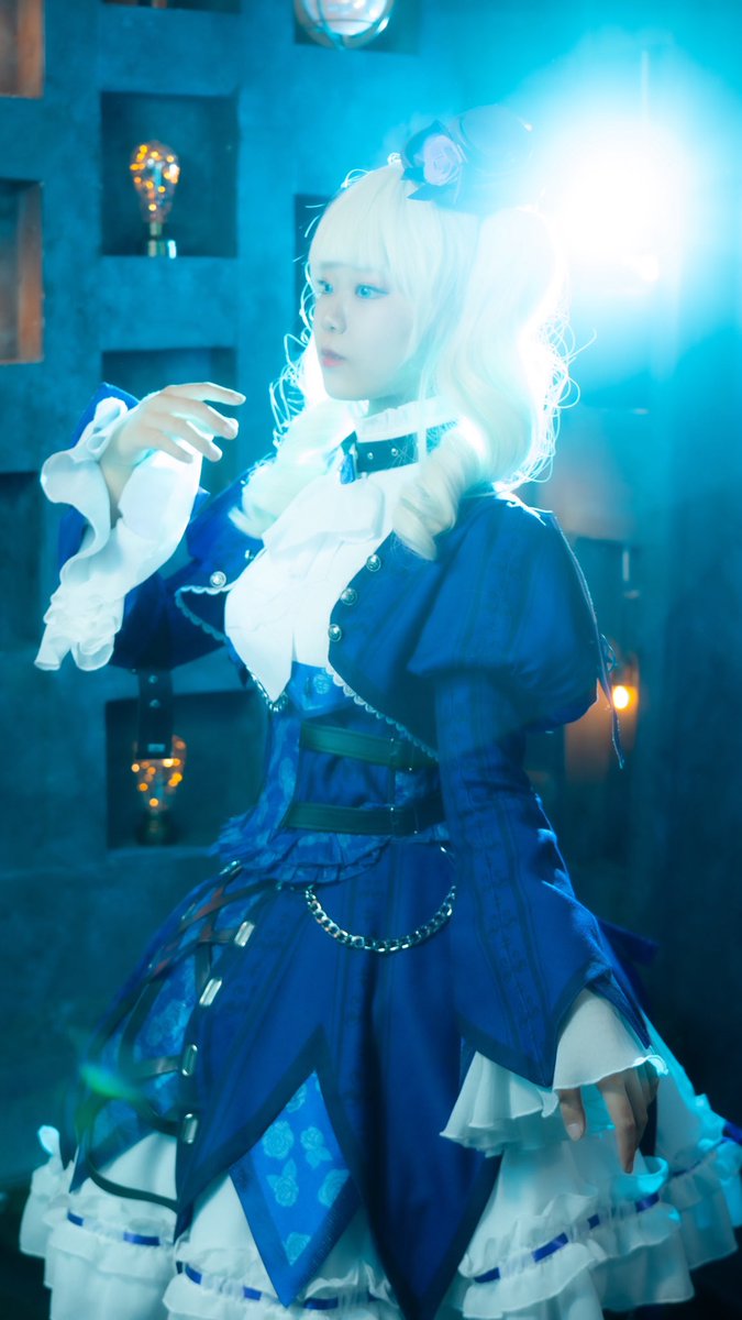 ✝︎ コスプレ / cosplay ✝︎ 🦇 アイカツ！ 藤堂ユリカ 様 🥀 LoLi Gothic ゴスマジックコーデ 『永い物語よ 自分だけに見える鎖に繋がれたまま』 📸クロハ @Kuroha_0723 さん 📍アイルートスタジオ @airoute_s さん