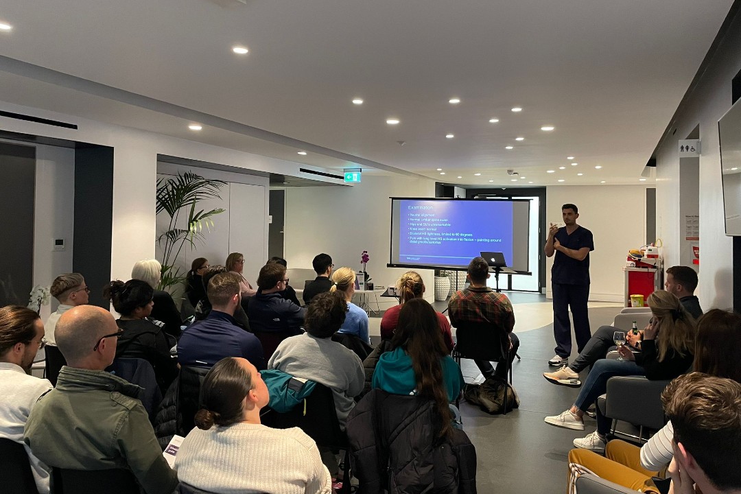 Thank you to everyone who attended our educational events this week. Fortius Consultants Mr Roland Walker and Mr Adrian Carlos presented at a GP breakfast in Chelsea, and Mr Bobby Anand and Dr Anthony Waring spoke at our Football Injuries event at Fortius Clinic Wimbledon.