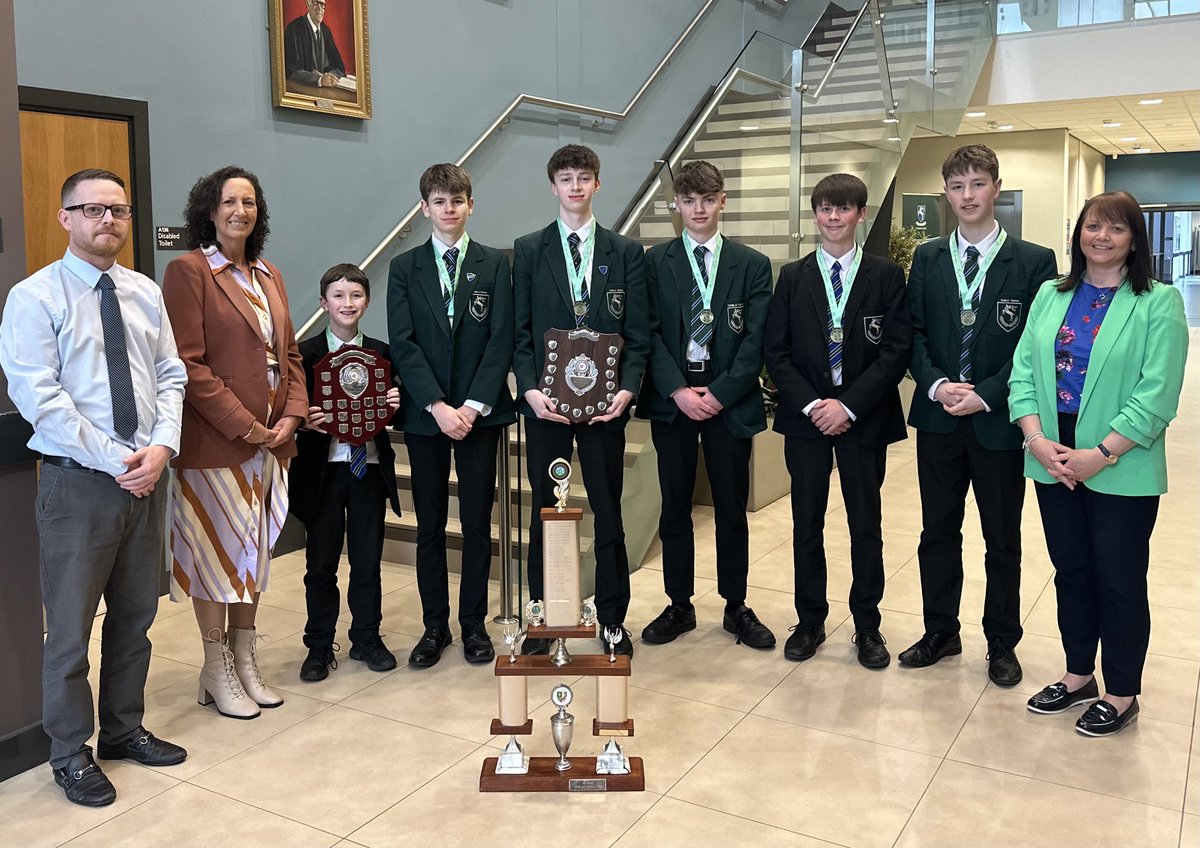 Congrats to the U19 Boys Table Tennis team which, for the 3rd year in a row, claimed the All-Ireland Team Championship yesterday. Competing in Dublin, the team performed superbly to secure a convincing victory over a strong Blackrock College side. Well done!