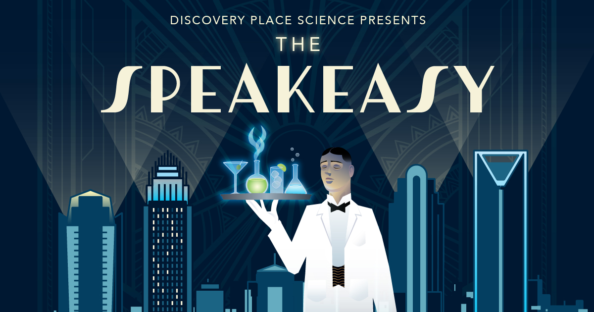 🥃 Get ready to party like Gatsby when Discovery Place Science transforms into a 1920s 'blind tiger' for one night only! 🔹WHAT: The Speakeasy 🔹WHEN: Saturday, June 15 | 7:00-11:00 p.m. 🔹WHERE: Discovery Place Science 🔹AGE: 21+ 🎟 Tickets ➡️ bit.ly/DPS_TheSpeakea…