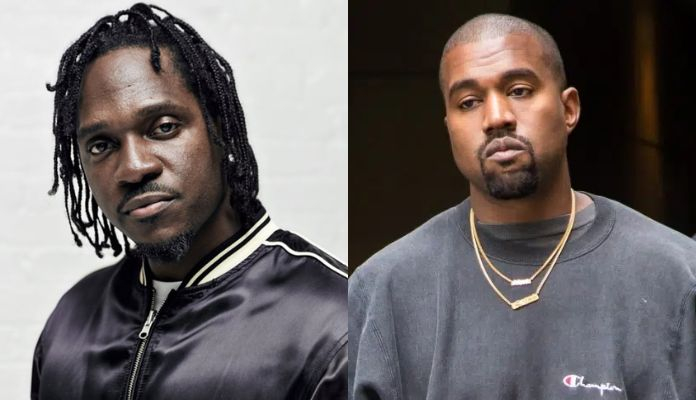 Pusha T explica por que os artistas ainda trabalham com Kanye West, apesar de todas polêmicas do rapper: “Acredito que há um nível de visibilidade que vem junto com estar ao lado de alguém como Ye. No final das contas, é um nível de musicalidade e produção genial”