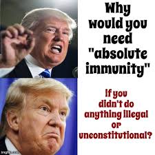 #SCOTUSIsCorrupt Trump trying to steal an election is in no way a part of his 'official duties.' Nor is trying to stop the certification of votes, making fake electorate votes, or pressuring Secretaries of States to find votes. RULE AGAINST IMMUNITY NOW.