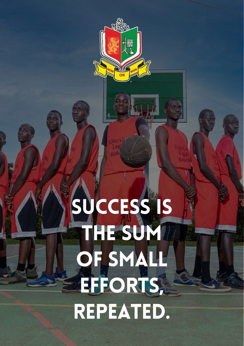 Success is the sum of small efforts, repeated. So never give up
Enroll students at St. Mary's College Lugazi now. Call +256705601045 for more info or visit stmaryscollegelugazi.ac.ug to apply. #StMarysCollegeLugazi #GratefulForEducation #Educationalforall #Funactivities #Empower