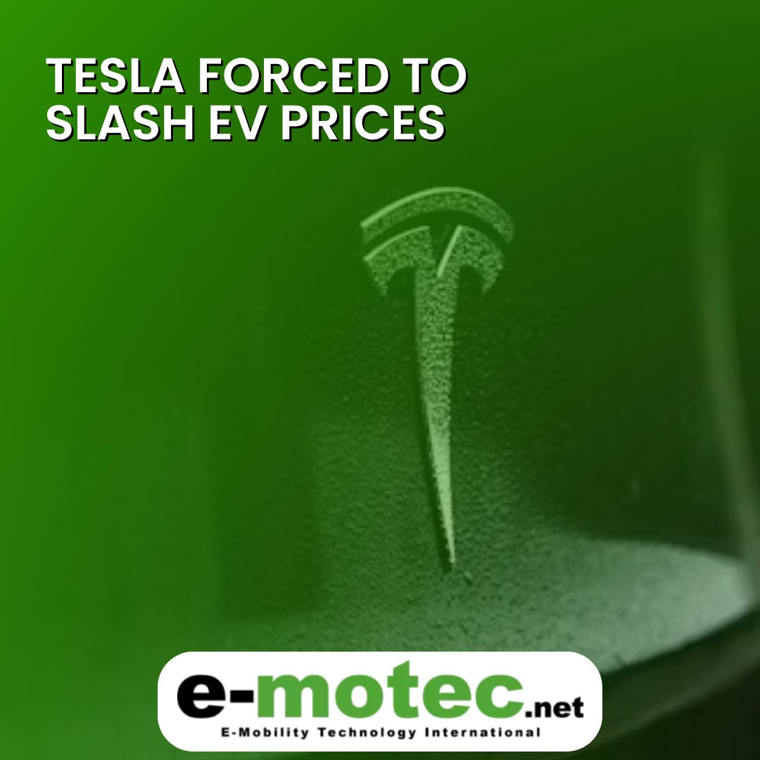🔋Tesla have been seen to be cutting the prices of their EVs as they are struggling to keep up with the EV market.

⬇️Read below:

#evnews #emotec #emobility #evbattery #emobilityrevolution #futureiselectric #emobilitynews #electricvehicle #electricvehiclenews #evcharger