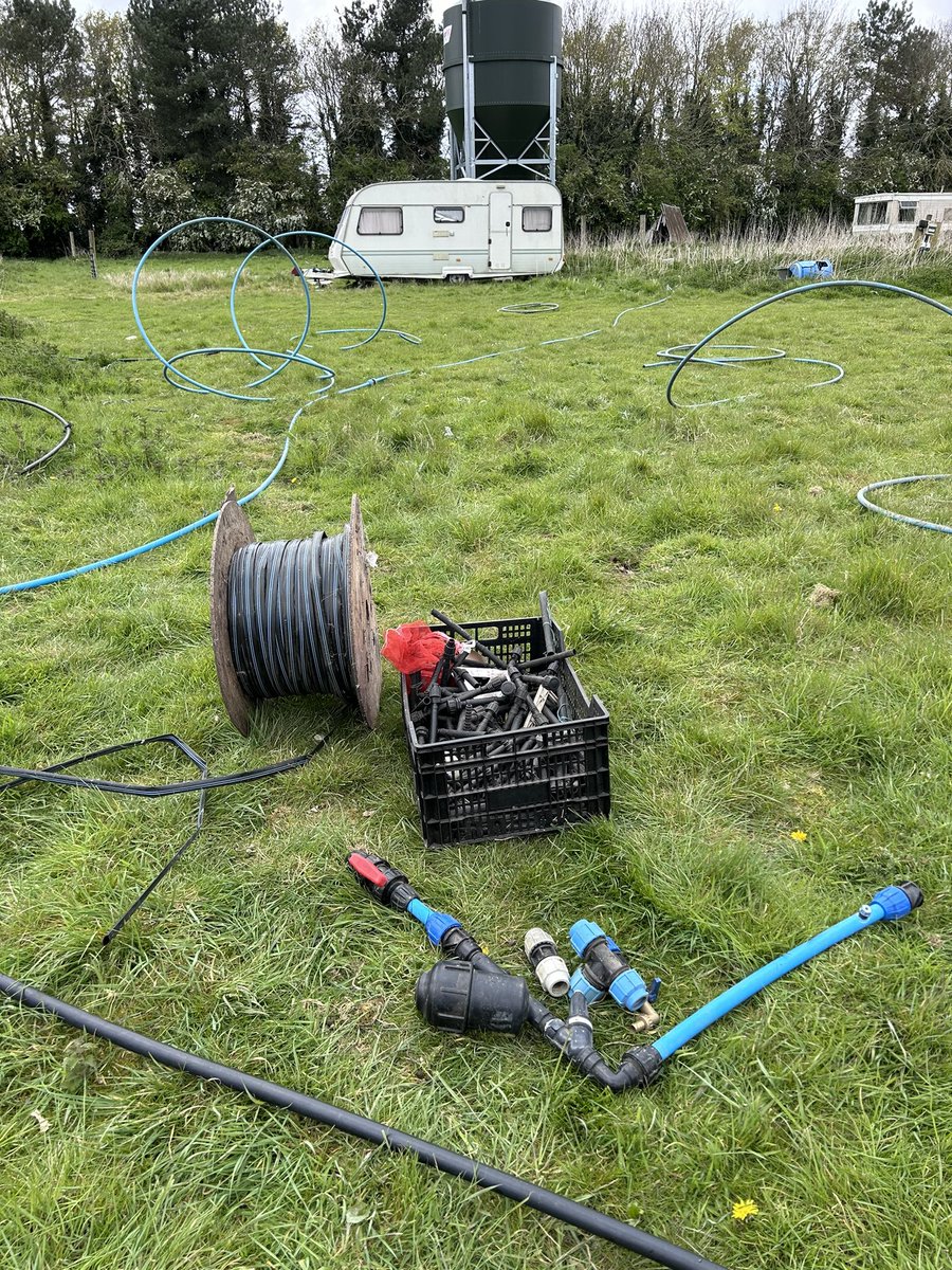 We’ve taken on a part timer to help grading and packing eggs. Hoping this will give Mrs T and I more time to catch up with things and each other. Rather buy more time than more stuff. Today I’m resurrecting my T-tape irrigation system, been hidden for 10 years.Drought is coming😉