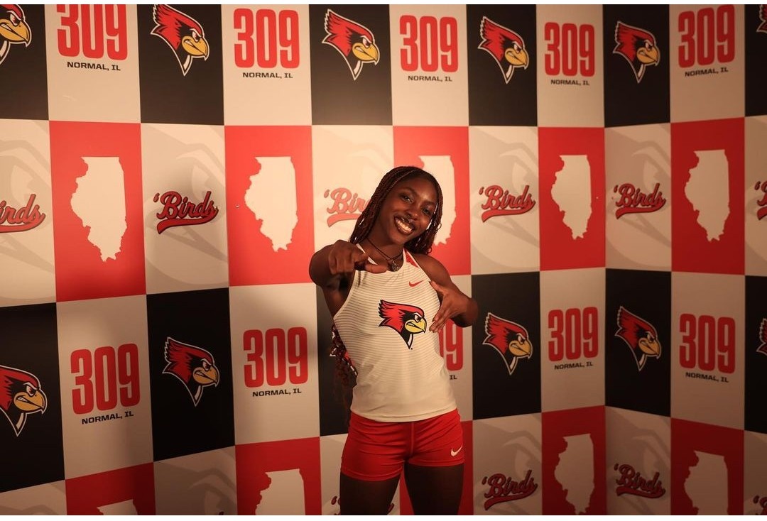 Congratulations to Kristyn Johnson for her decision to continue her academic and athletic career at Illinois State University!!! Coach Jordan, you got a great one!!! #datgirlfast 🏃🏾‍♀️💨☠️ #bhsraiders @deshaunjordan8 @ISURedbirds @BHSFlagFootbal1 @BHSRaiders @johnjsullivan1