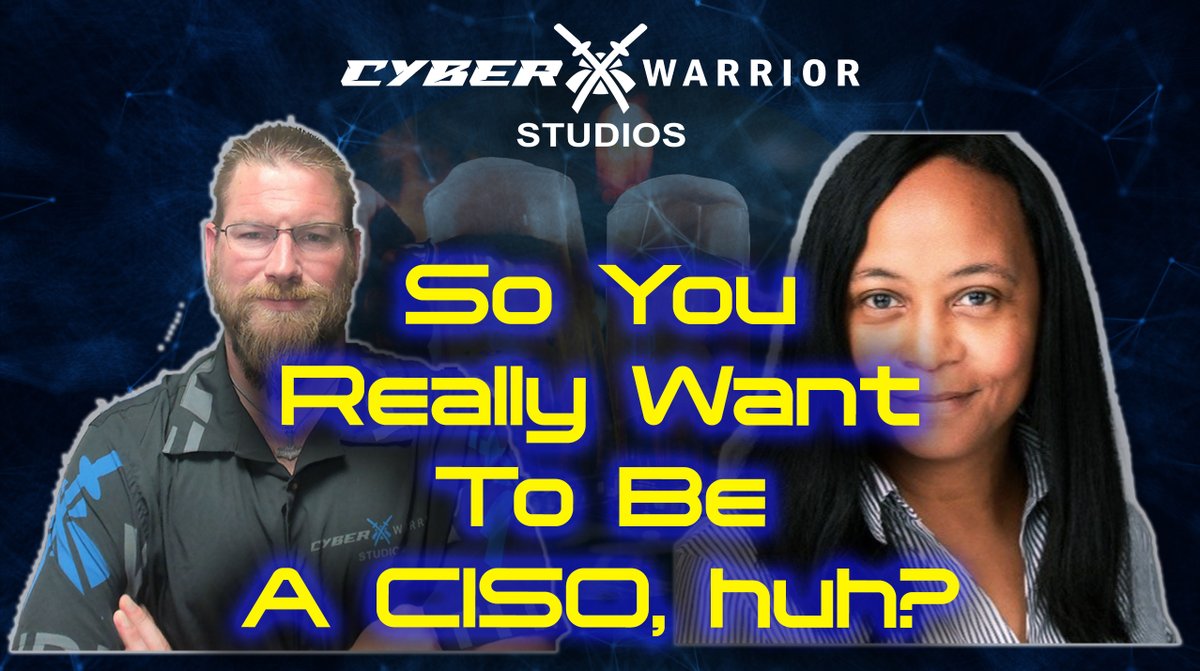 Happy Freya's Day Warriors! Becoming a CISO is a dream and goal for many people that are breaking into the industry. However, being in that position isn't all it's cracked up to be. Just like all things every industry and every position has its pros and cons. As such, tonight…