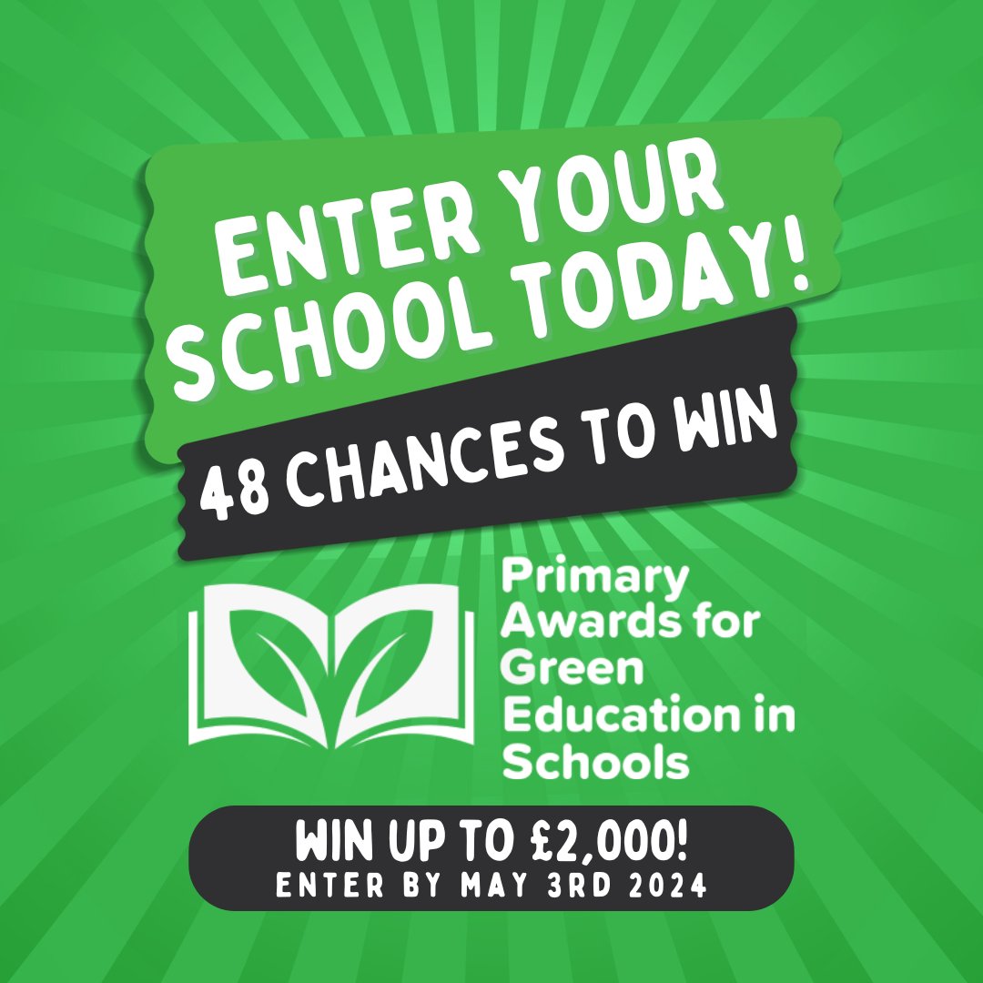 🌱🏆 Don't miss the chance to champion green education with PAGES! 🏆🌱 Open to UK primary schools, PAGES encourages cross-curricular environmental projects and aligns with national curricula. Plus, every entry gets a certificate! Enter now! primaryawards4greeneducation.org.uk/school/signup