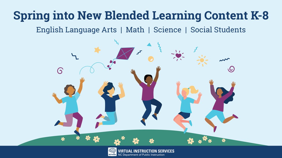 Looking for inspiration for your next lesson? 💡 Check out our #BlendedLearning course materials. They are aligned to #NorthCarolina standards, follow blended learning best practices, and they're designed to be easy to implement! bit.ly/k8rethinkconte…