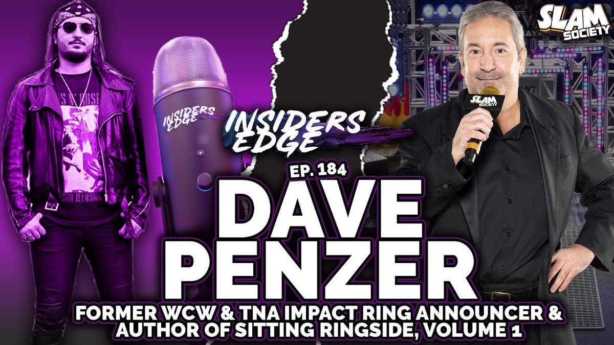 🎙️ NEW EPISODE! 🎙️ @davidpenzer joined the #InsidersEdge to talk about life in Pro Wrestling & more! 🟥YOUTUBE: bit.ly/davepenzer 🍏APPLE: apple.co/3JzYNM4 🎧SPOTIFY: spoti.fi/3UevTpL 💻GOOGLE: bit.ly/davidpenzer #DavePenzer #WCW #TNA #SittingRingside