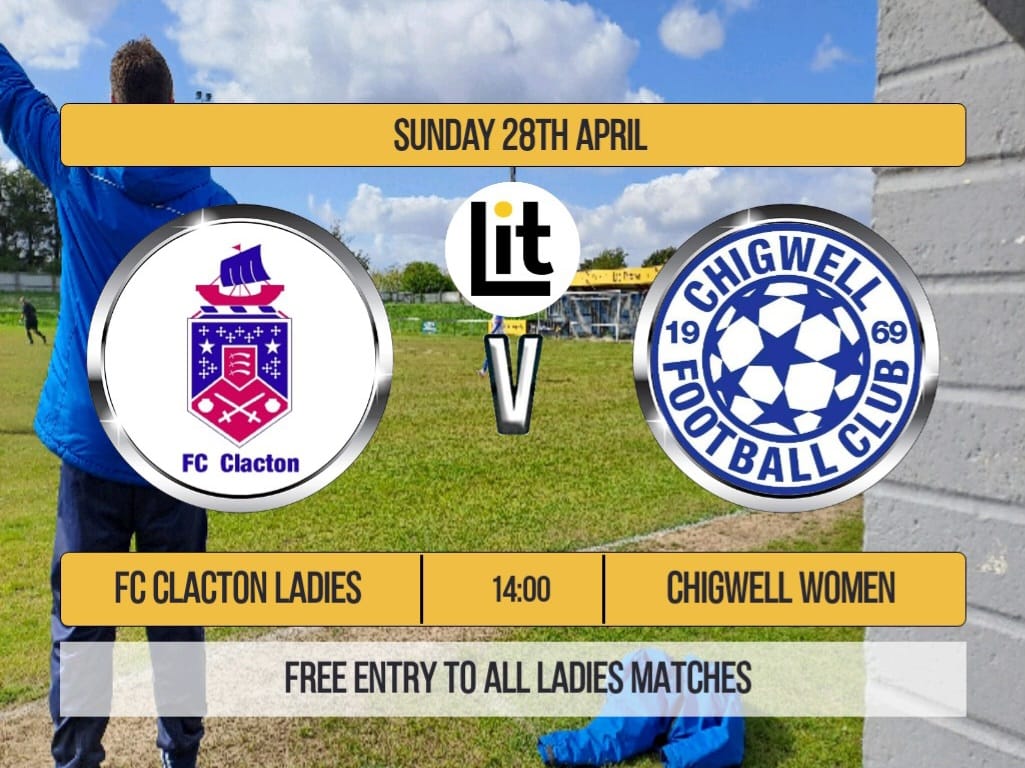 It's the final home game of the season for the first team tomorrow afternoon when Barking make the trip to the seaside. The Ladies then take on Chigwell Women on Sunday. Full weekend preview at fcclacton.com