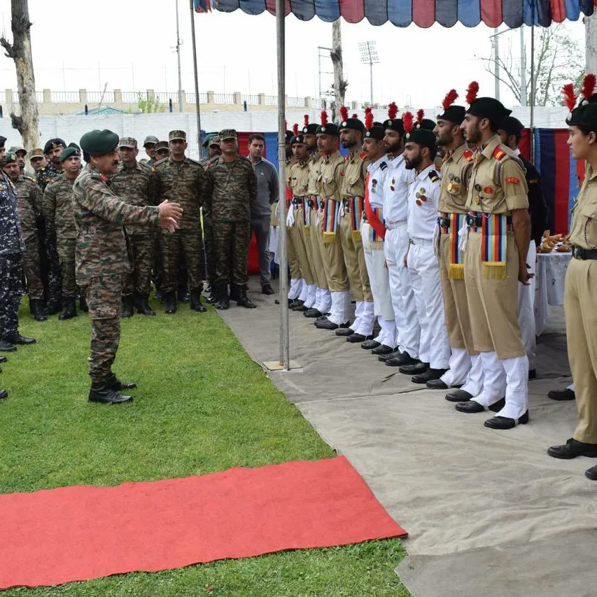 Maj Gen RK Sachdeva, ADG Jammu Kashmir &amp; Ladakh Directorate, visited #NCC Group HQs in Srinagar today, motivating officers, ANOs, instructors, staff, and cadets. Discussions focused on ongoing training and NCC expansion in Kashmir.<a href="/SpokespersonMoD/">Ministry of Defence, Government of India</a>
<a href="/NorthernComd_IA/">NORTHERN COMMAND - INDIAN ARMY</a> #VeeroKiBhoomi