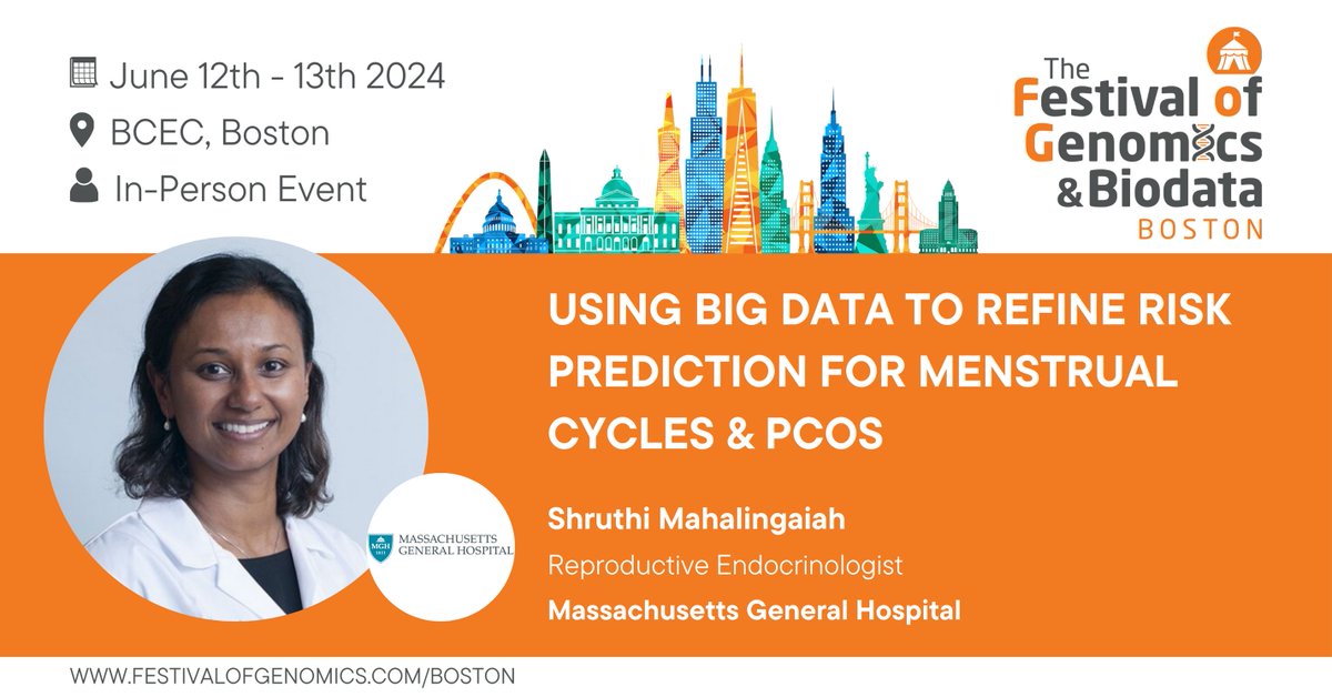 @SMahalingaiahMD (Reproductive Endocrinologist, Massachusetts General Hospital @MassGeneralNews) will be speaking about the use of big data in #womenshealth research at #FOGBoston. You can register now: hubs.la/Q02sp_1g0