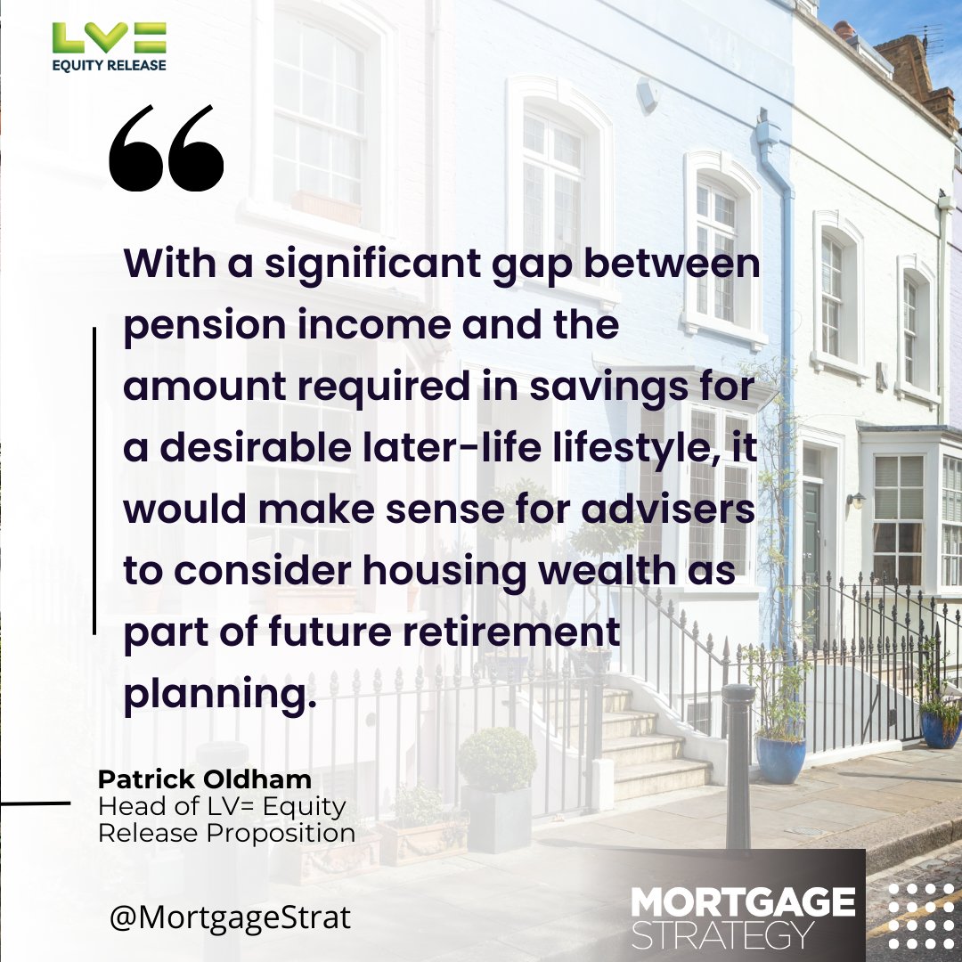 Learn why equity release remains resilient and how housing wealth is crucial for future retirement planning, with insights from Patrick Oldham, Head of LV= Equity Release Proposition. Discover more: mortgagestrategy.co.uk/opinion/more-c…
#EquityRelease #RetirementPlanning #FinancialWellness @lv