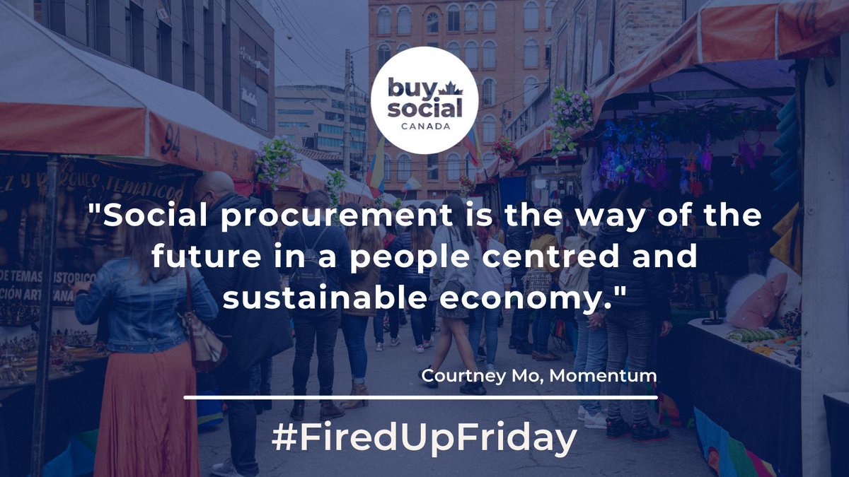 We're getting excited for our upcoming event on May 16, Marketplace Impact: Social Procurement in Action, so today's #FiredUpFriday words are a throwback to last year's event from Courtney Mo @momentumcalgary Join us on May 16 for new insights: buff.ly/49FGZKY