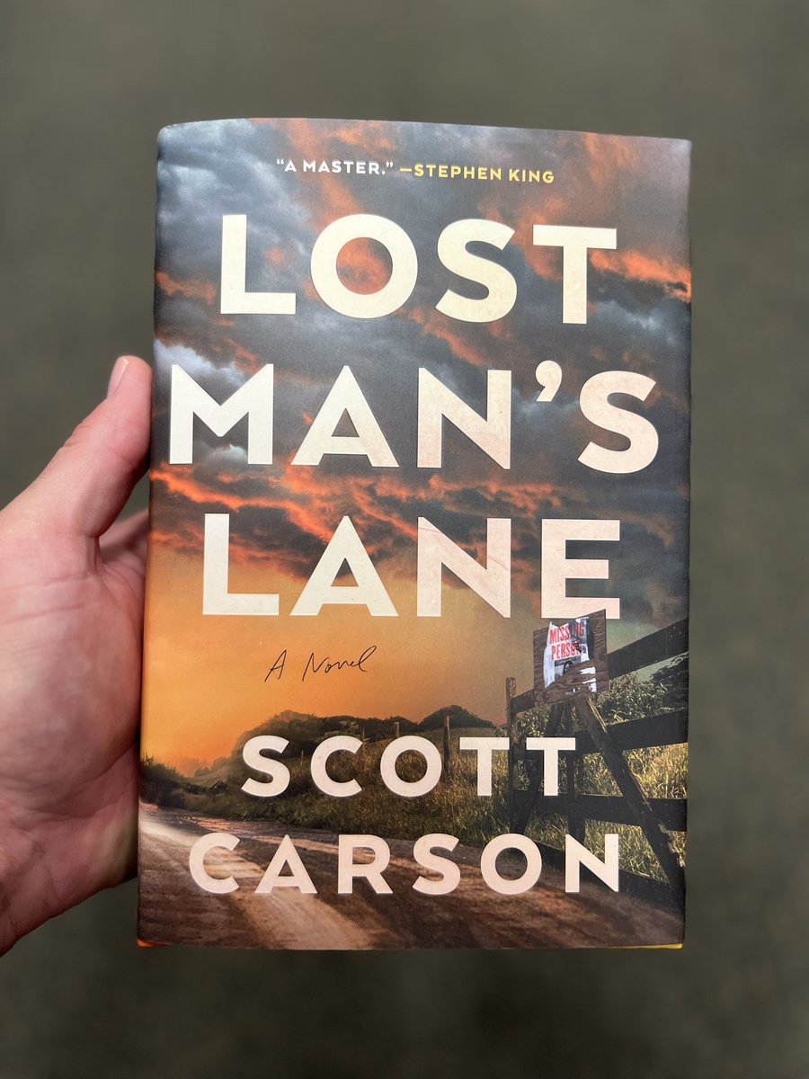 Picked up THE PEACOCK AND THE SPARROW by @isberryauthor and LOST MAN’S LANE by @mjkoryta pen name Scott Carson Greatly looking forward to both!