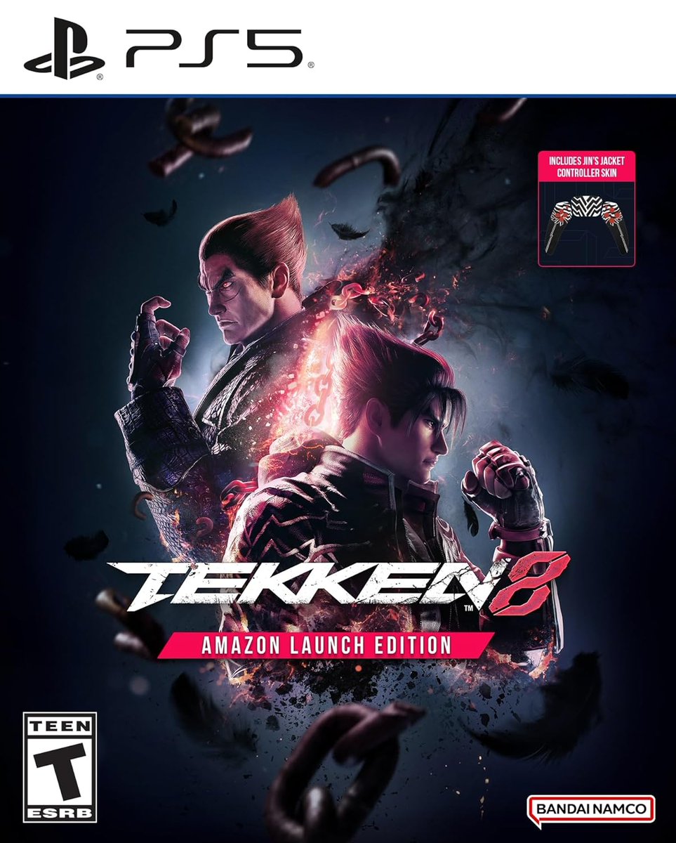 Tekken 8 (PS5/XSX) is $49.99 at Amazon. Comes with free controller skin launch bonus zdcs.link/V81RY Also at Best Buy with free metal plate zdcs.link/vpg2b