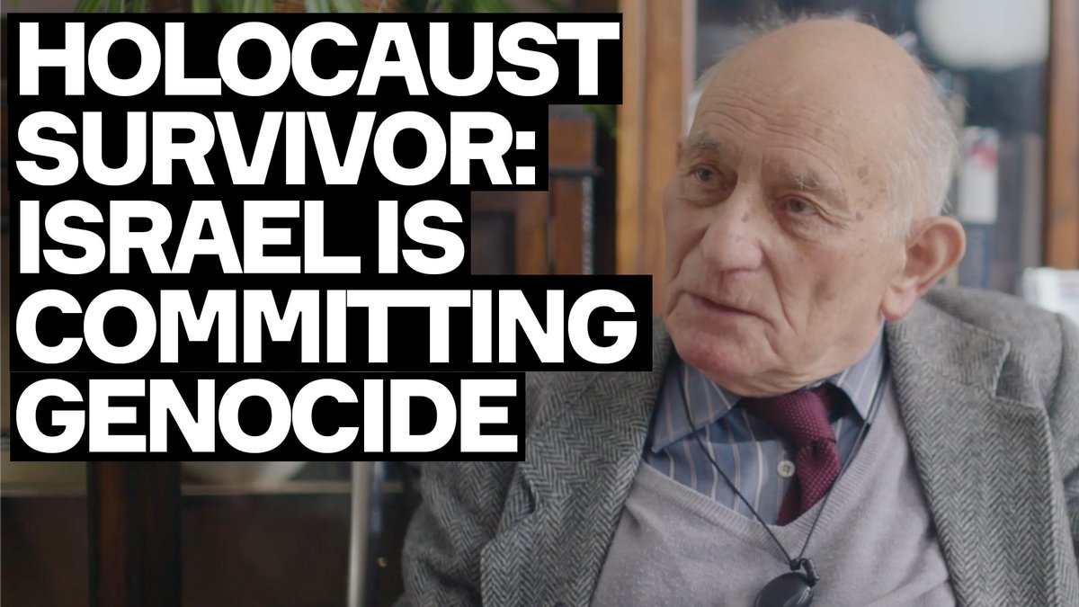 He's a Holocaust survivor - and he tells me about his horrendous experiences, and why Israel is now committing genocide. Such an honour to speak to the incredible Stephen, who was born in 1937 in Budapest 👇 youtube.com/watch?v=E4PFmz…