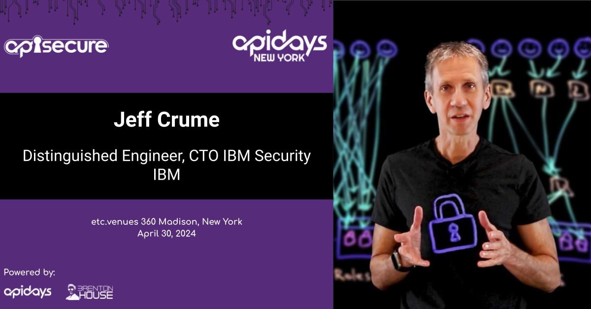 Join Jeff Crume (IBM Security) at #APIsecure to explore Adversarial AI & its impact on #APISecurity. Don't miss APIsecure at #apidays New York! #AI #MachineLearning 🔗apidays.global/new-york/