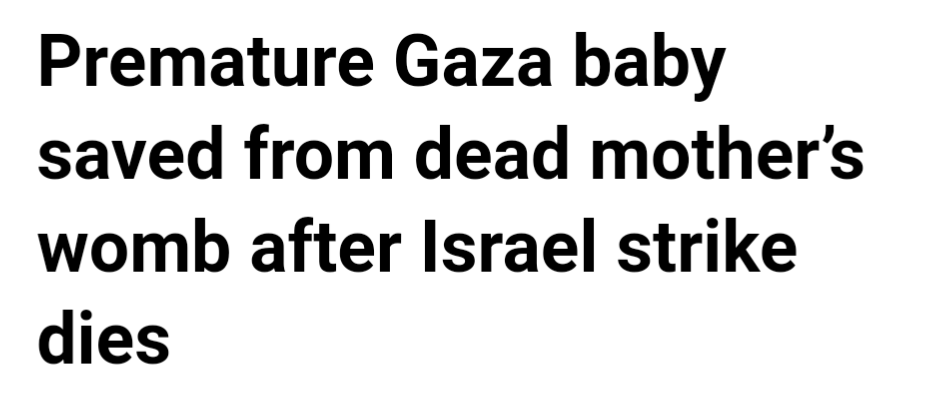 In what kind of world is this headline even possible? #FreePalestine