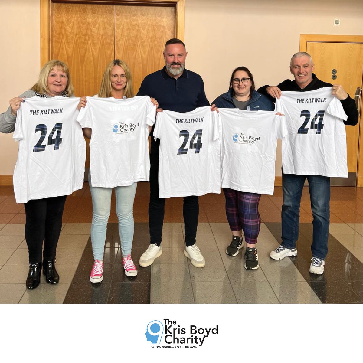 GOOD LUCK to everyone taking part in Kiltwalk in Glasgow today and especially to those of you walking and raising funds for the charity! Thank you from Kris and everyone at The Kris Boyd Charity. #KiltwalkGlasgow #Kiltwalk2024 #mentalhealthawareness