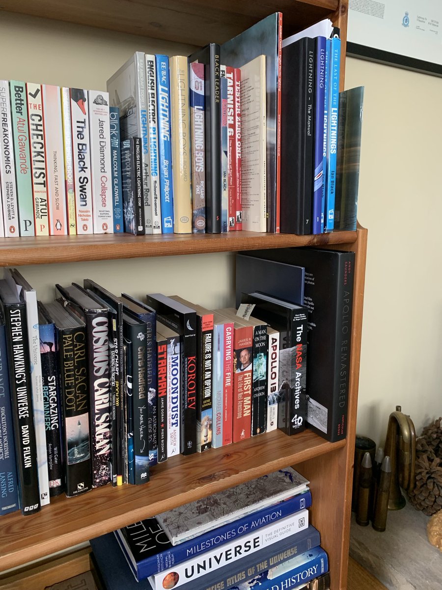 I do love a good book…Sagan, Hawking, Cox, Apollo, Lightning.